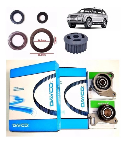 Kit Retentor Correia Dentada Engrenagem Pajero Sport 2.5td