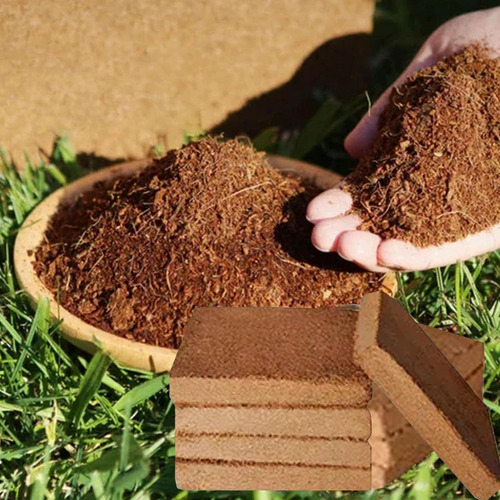 2 Piezas De Fibra De Coco Orgánica Para Plantas, Ladrillo De