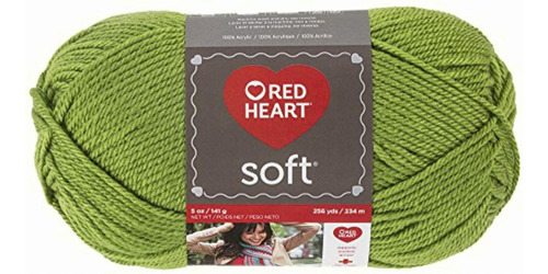 Red Heart Soft Yarn, Guacamole