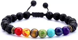 Yoga 7 Chakras Árbol De La Vida Pulsera Tratamiento De Reiki