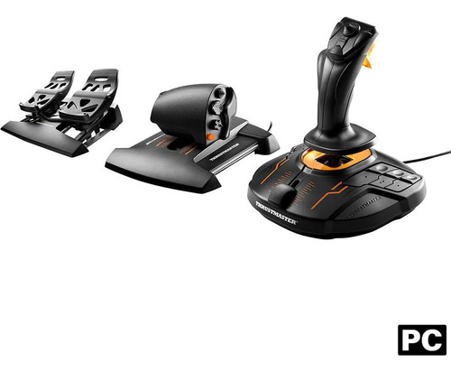 Paquete De Vuelo Thrustmaster T.16000m Fcs - Joystick Y