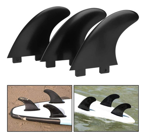 3x Aletas De Tabla De Surf De Paddleboard Para Canoa