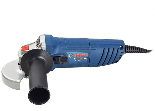 Miniesmeriladora angular Bosch Professional GWS 850 color azul 850 W 127 V + accesorio