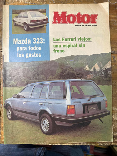 Revista Motor No. 74 - Julio 6 1988