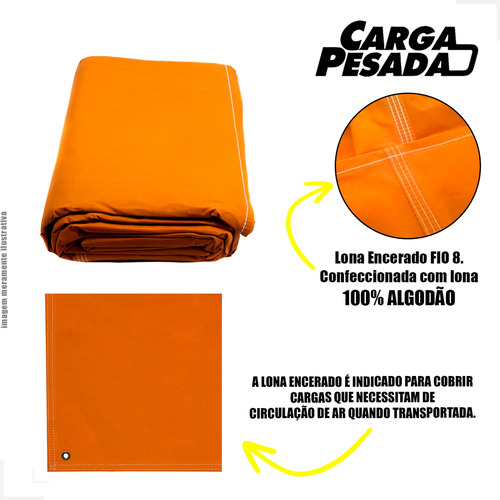 Lona Cotonlona Sansuy Fio 8 Original Encerado Algodão 8x9