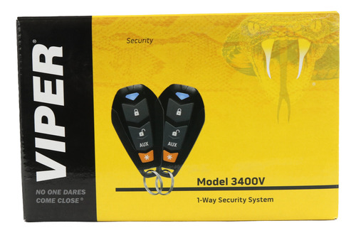 Alarma Viper 3400v Con Corte De Encendido Y Sensor De Golpes