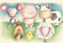 Comprar Linda Wall Vinilos Decorativos Decoración Infantil Granja