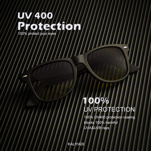 Kaliyadi Gafas Polarizadas Unisex, Protección Uv
