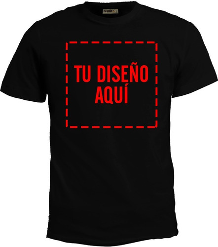 Camiseta Cuello Redondo Personaliza Con Tú Logo Bto