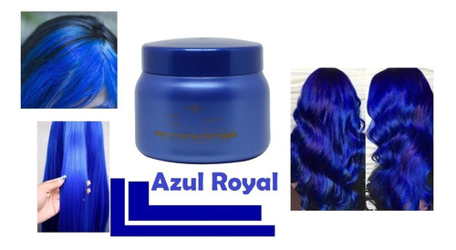  Máscara Matizadora Azul Royal Óleo Argan 250g Mairibel