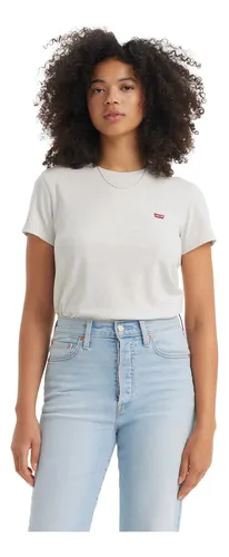 comprar Polera Mujer Regular Fit Gris Levis 39185-0334