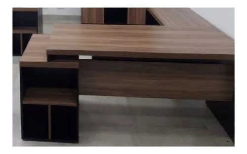 Imagem 3 de 5 de Mesa Presidente Reta 1,72x70m + Gaveteiro Pe 40mm + Nicho