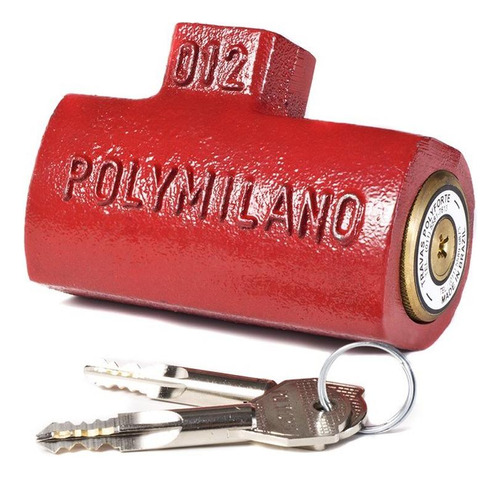 Cadeado Porta Aco Polyfort Milano Automatico  152121a