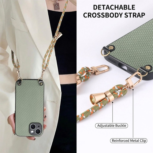 Capa Anti-riscos E Resistente Com Cordão Para iPhone 15/16