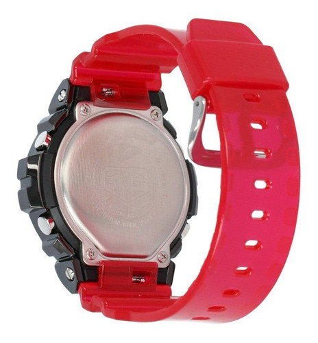 Reloj Casio G Shock Gm-6900b-4 Original Lcal Brrio Belgranop Color de la malla Roja Color del bisel Negro Color del fondo Rojo