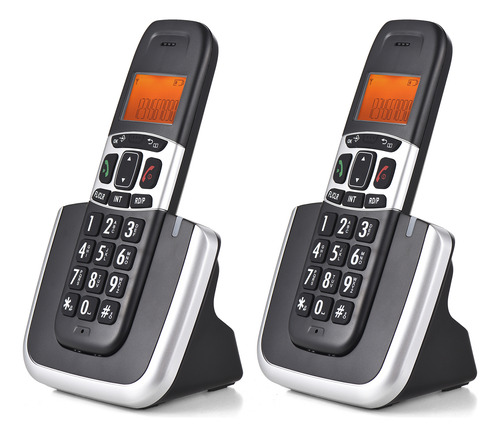 Juego De Teléfono Inalámbrico Con Lcd Para Casa Oficina