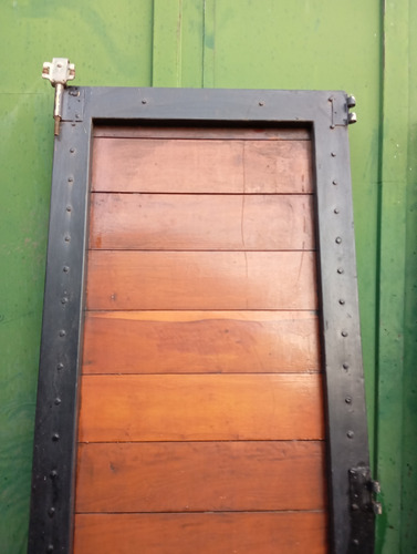 2 Puertas De Viraró Y Hierro 218 Alto X 170 Ancho La Plata Marrón