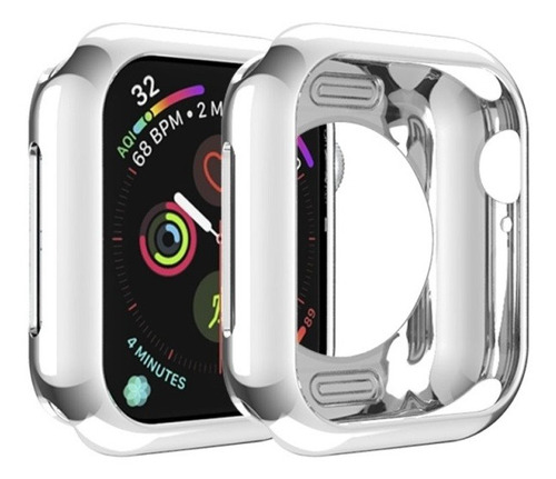 Carcasa Para Apple Watch Serie 5 Y 4 40mm Plateado