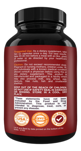Nitric Oxide Booster Energy Supplement Natures Craft