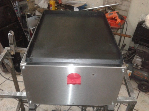 Asador De Gas Con Pidra Volcánica Y Plancha Mini