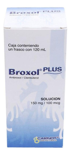 Broxol Plus 150 Mg / 100 Mcg Caja Con Frasco Con 120 Ml