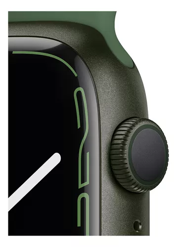 Apple Watch Series 7 GPS 45mm Alumínio Preto com Bracelete Desportiva Preta