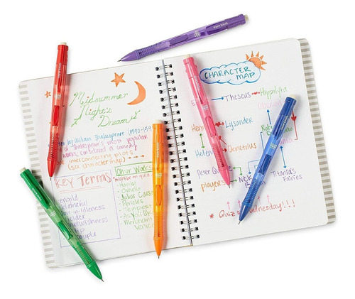 Paper Mate Plomo Clearpoint Color Y Goma De Borrar Lápiz Mec