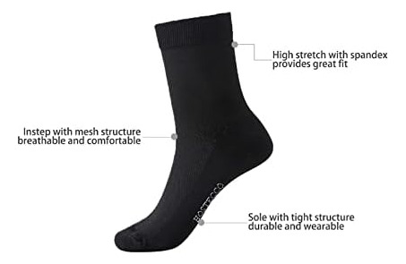 Hostecco Calcetines Resistentes Al Olor Para Hombres Y Mujer