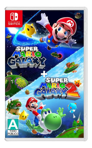 Super Mario Galaxy + Super Mario Galaxy 2 Nintendo Switch Físico