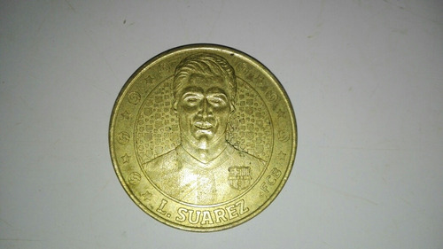Moneda O Medalla De Coleccion Club Barcelona Luis Suarez 