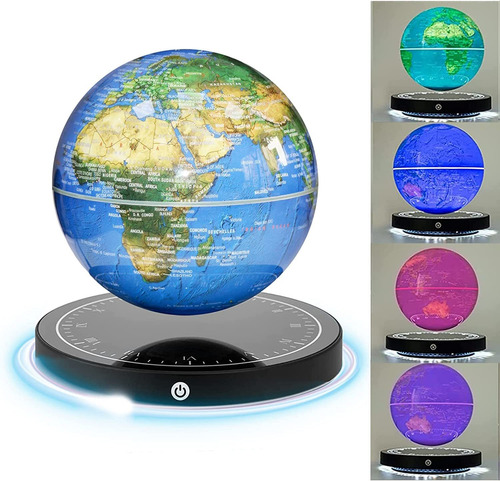 Cicorfu Floating Globe, Magnetic, Levitating, With Led Light