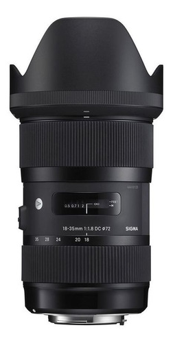 Imagem 2 de 4 de Lente Sigma Dc 18-35mm F/1.8 Hsm Art Para Canon