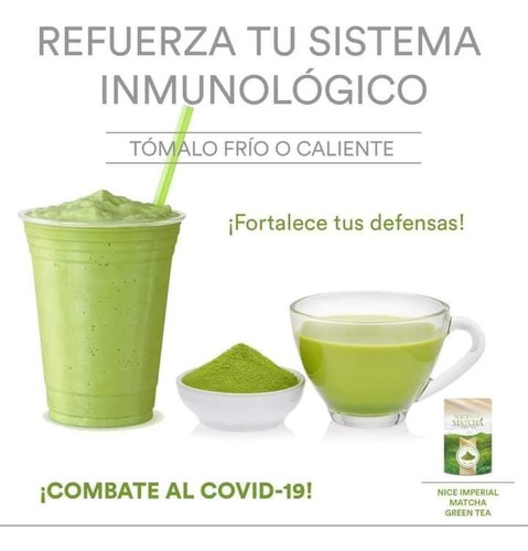 Te Verde Matcha, Elimina Toxinas, Diurético (28 Sobres)