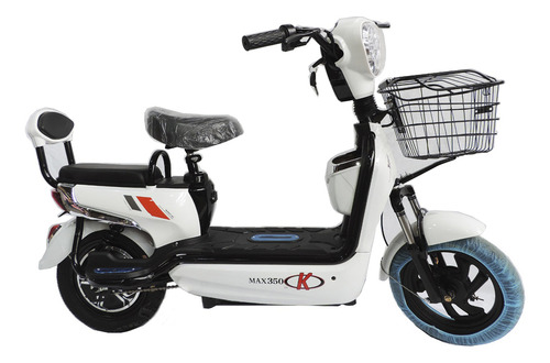 Imagen 3 de 10 de Moto Eléctrica Scooter 350w 48v 12ah Negra
