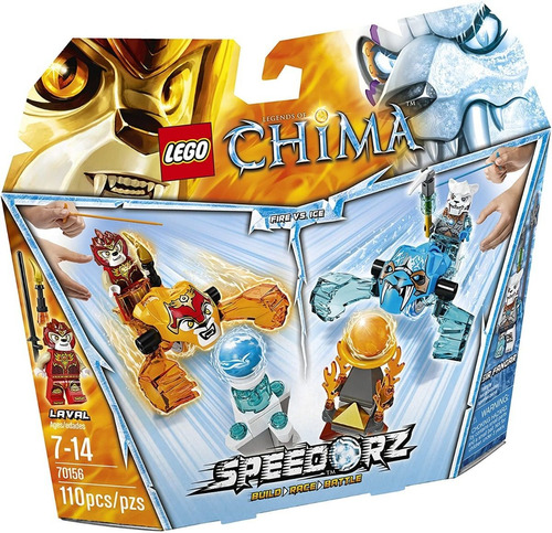 Lego Chima . Fire Vs Ice Art. 70156 Speedorz 7-14 Años