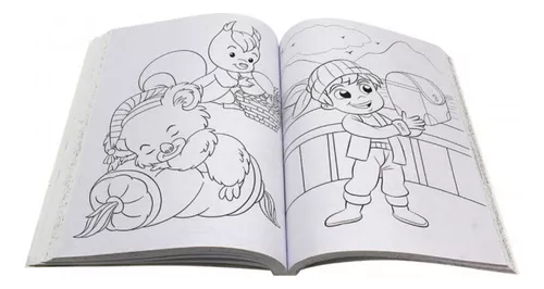 Livro 365 Desenhos Para Colorir Brasileitura Crianças Filhos Infantil  Desenho História Brincar Pintar Colorir Passatempo no Shoptime