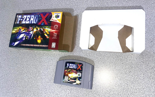 F-zero X Juego Original (en Caja Custom) Nintendo 64