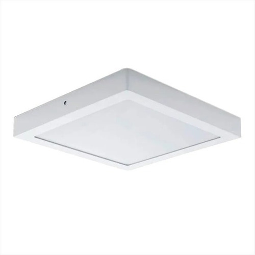 Plafon Con Base Cuadrado 12w Led Luz Calida