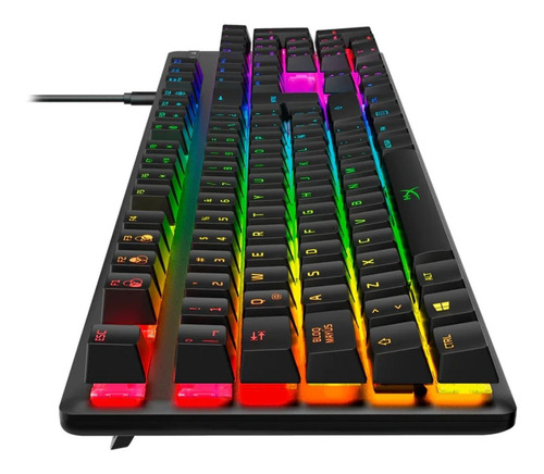Imagen 5 de 6 de Teclado Mecánico Gamer Hyperx Alloy Origins Sw Red Rgb Sp *