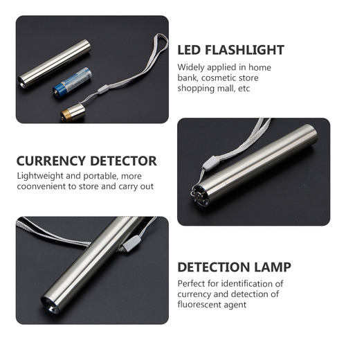 Lápiz De Detección De Máscara Con Linterna De Detección Fluo
