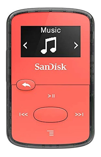 Reproductor Mp3 Sandisk Clip Jam De 8 Gb, Rojo