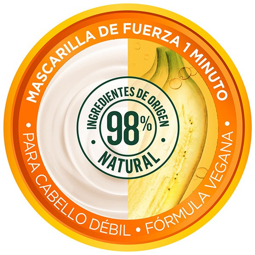Imagen 4 de 5 de Máscara Garnier Fructis Hair Food Fuerza de 350mL