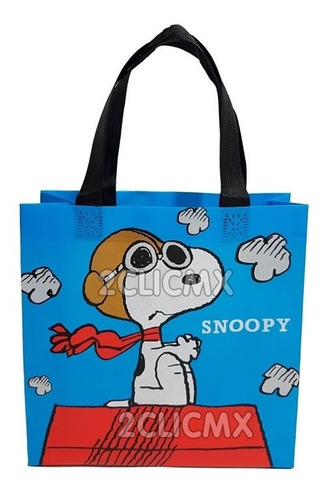 12 Bolsas Dulceros Dulcera Recuerdo Fiestas Bolos Snoopy 