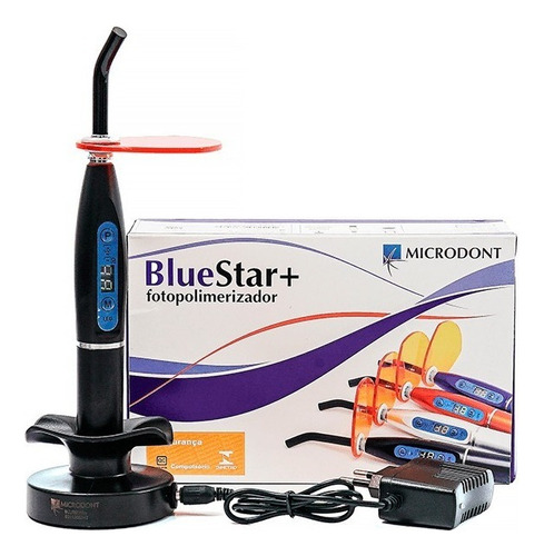 Fotopolimerizador Bluestar+ Microdont S/ Fio 1500 Mw Preto