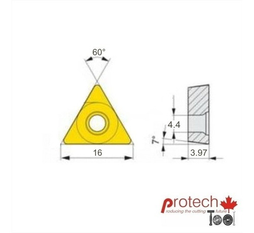 Inserto De Torno Tcmt 16 T3 08 (caja X 10u.)