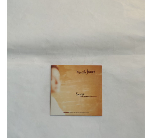 Cd Single Norah Jones Sunrise From The Blue Note Album 