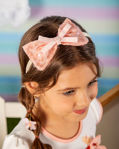 Conjunto Flower Saia Em Paetê Ma0218 +roupa Boneca Marthiê