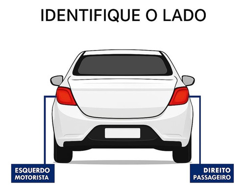 Lanterna Traseira Bicolor Fiat Fiorino 2004 A 2009 Acrílico