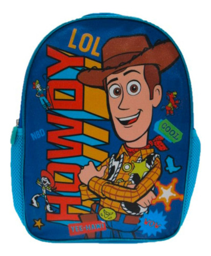 Mochila Infantil Woody Toy Story Escolar Azul