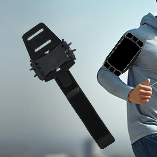 Running Phone Armband A Prueba De Sudor Se Negro 35x12cm